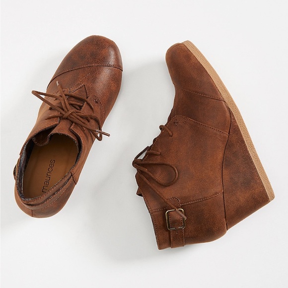 Cheri lace up wedge - Maurice’s - size 6 - Picture 1 of 16